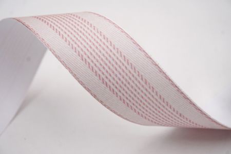 Фуксія Тонкі & Рожеві Смуги Тканинний Риббон Набір_AI